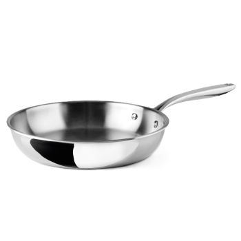 Poêle inox Trichef - ø30 cm