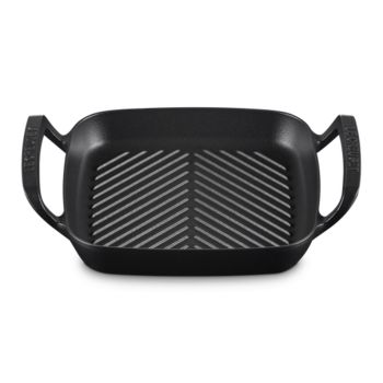 Gril carré noir Le creuset Collection BBQ - 26 cm
