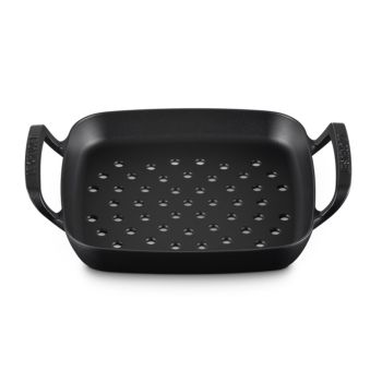 Panier à griller carré perforé Le creuset Collection BBQ - 30 cm
