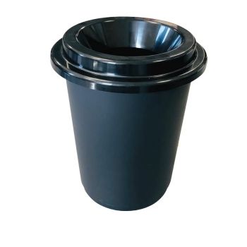 Poubelle ronde 30L "sans contact"
