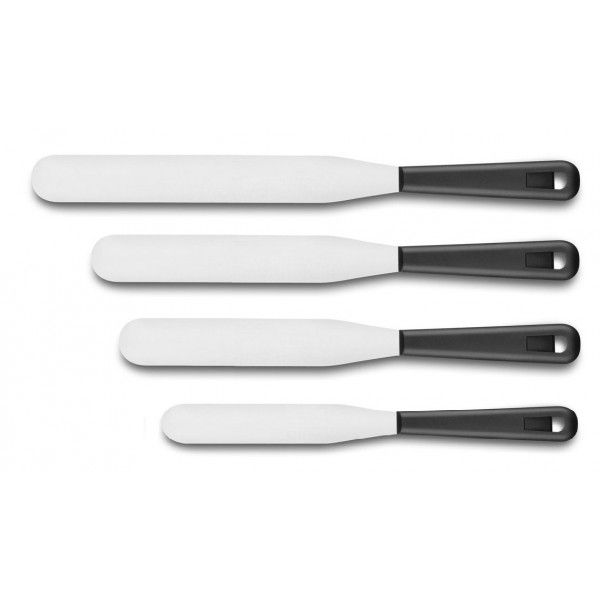 Spatule inox droite - 30 cm