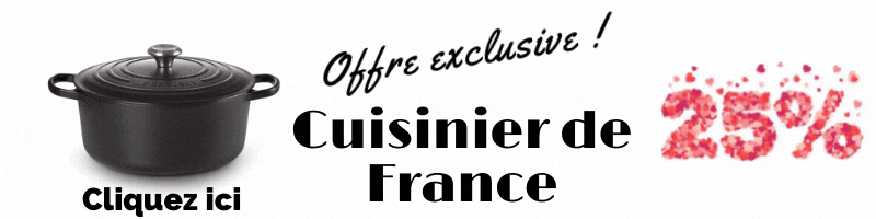 Cocotte le Creuset offre cuisinier de france