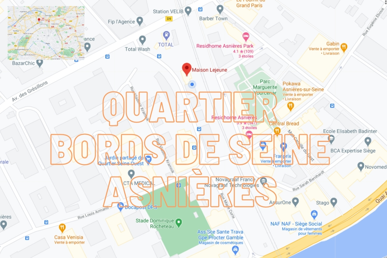 Quartiers Bords de Seine Asnières sur Seine